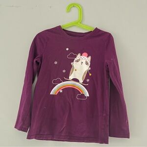 Cat & Jack Girl’s Long Sleeve T-Shirt | size 6‎